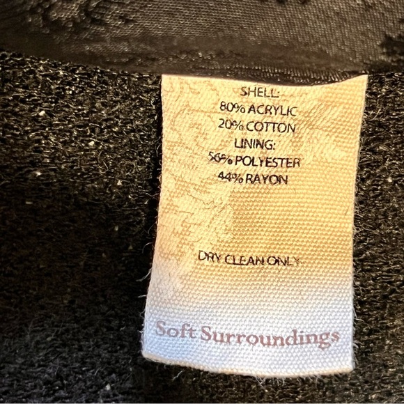 Soft Surroundings Women's Marble Knit Open-Front Cardigan Sz. S - Picture 6 of 6